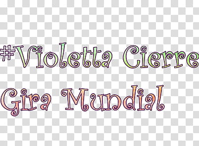 Violetta Cierre Gira Mundial transparent background PNG clipart