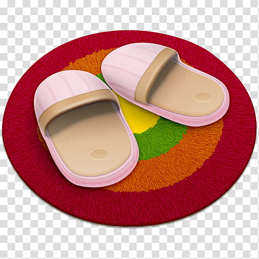 HermOso de muebles, pair of pink home slippers art transparent background PNG clipart