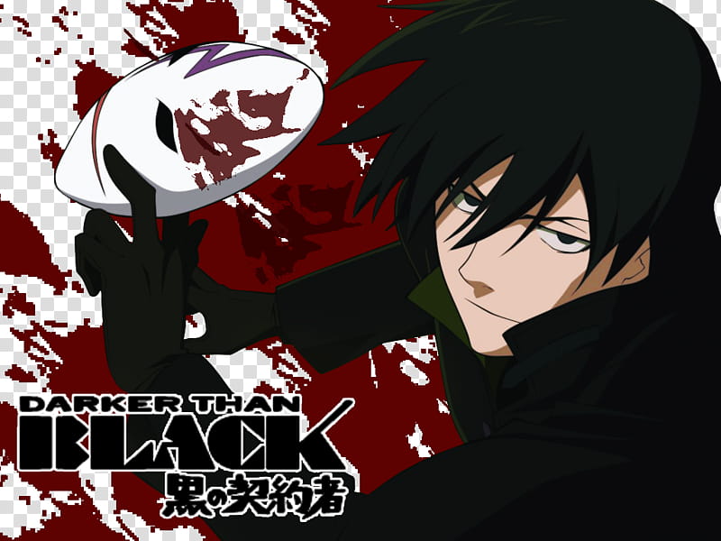 Hei Anime, Darker Than Black Background, black Hair, manga, computer  Wallpaper png