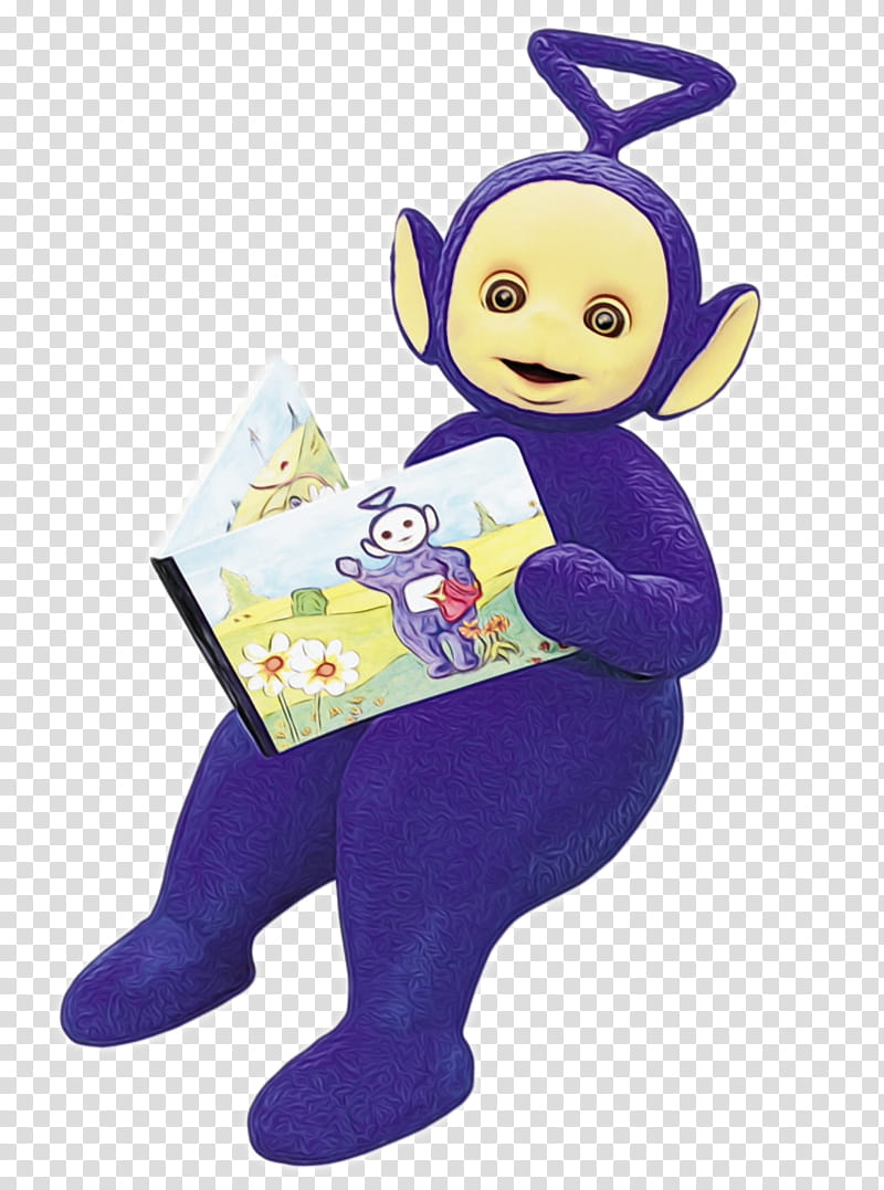 Tinky-Winky Laa-Laa Dipsy Television show Children's television series, Watercolor, Paint, Wet Ink, Tinkywinky, Laalaa, Childrens Television Series, Teletubbies transparent background PNG clipart