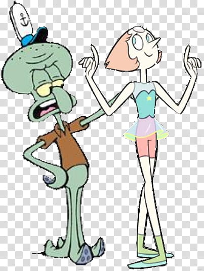 Pearl x Squidward tentacles transparent background PNG clipart