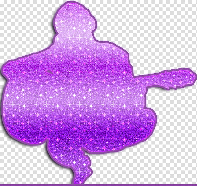 purple silhouette of person playing guitar transparent background PNG clipart