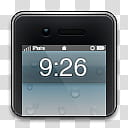 Dumper Icons , iPhone, turned-on black smartphone transparent background PNG clipart