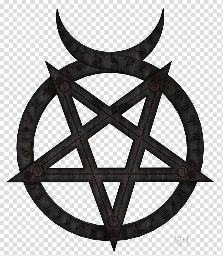 Magic Circle, Pentagram, Pentacle, Satanism, Symbol, Icon Design, Baphomet, Symmetry transparent background PNG clipart