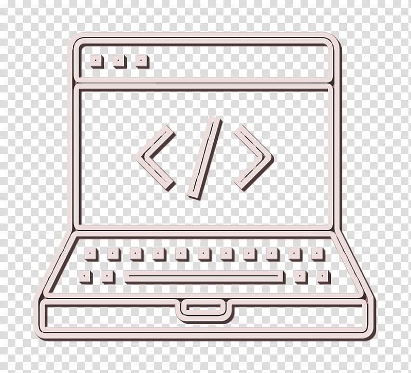Code icon Development icon Type of Website icon, Technology, Metal transparent background PNG clipart