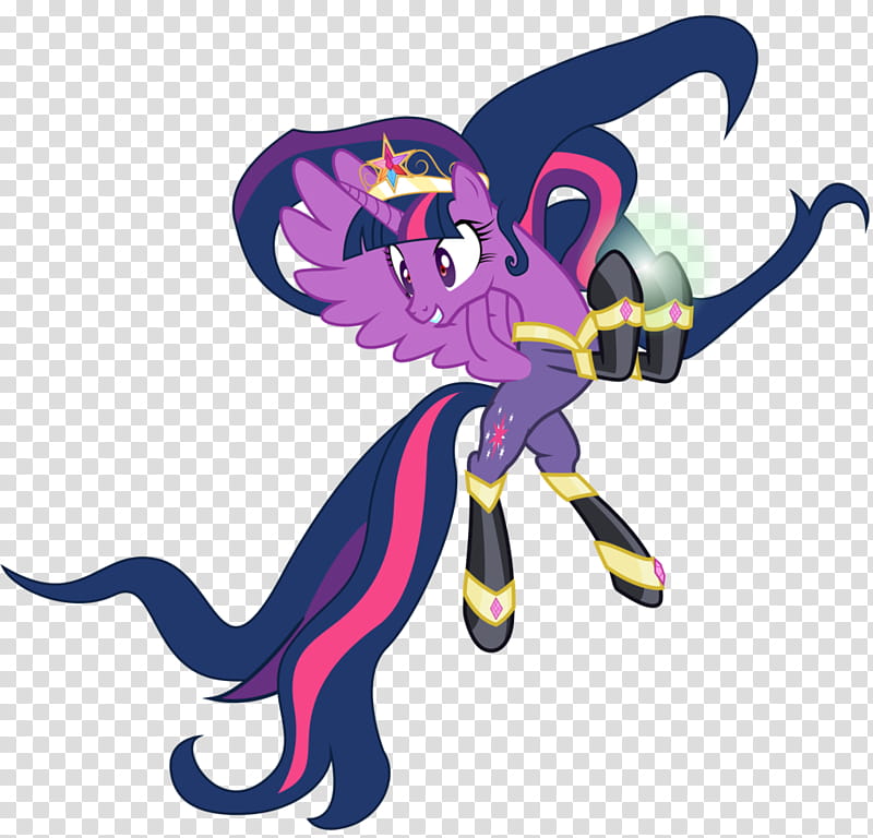 Princess Mane-iac Sparkle [Request], purple and black dragon illustration transparent background PNG clipart