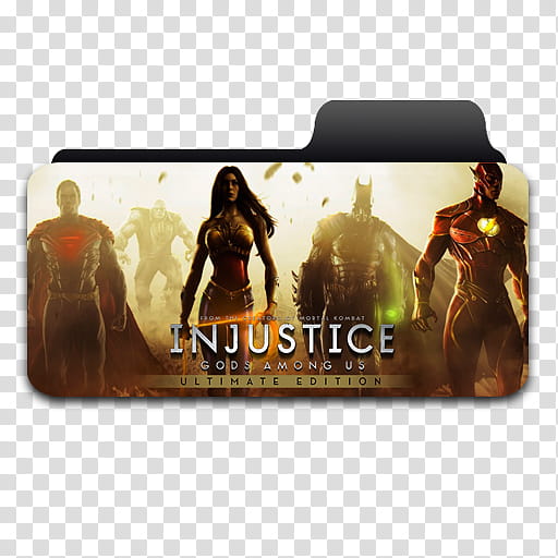 Game Folder Icon Style  , Injustice, Gods Among Us transparent background PNG clipart