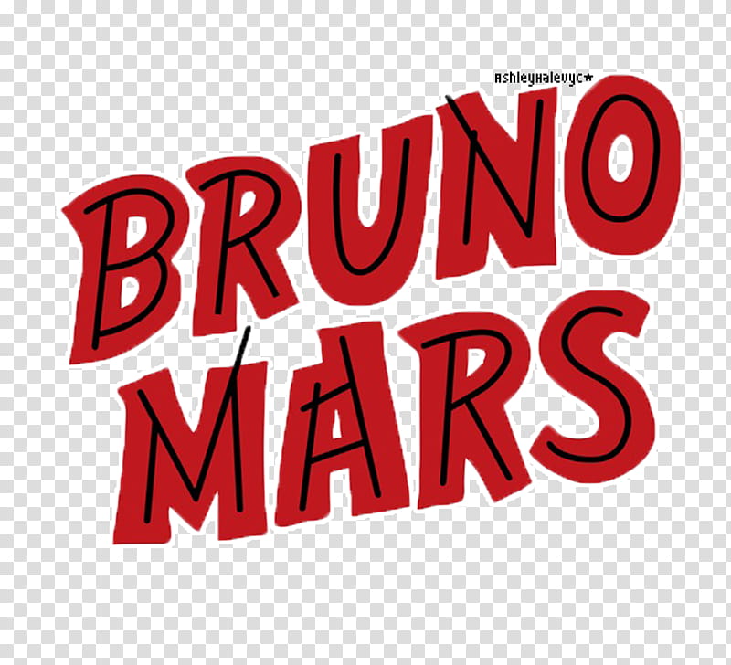 Bruno Mars Logo, Bruno Mars text transparent background PNG clipart