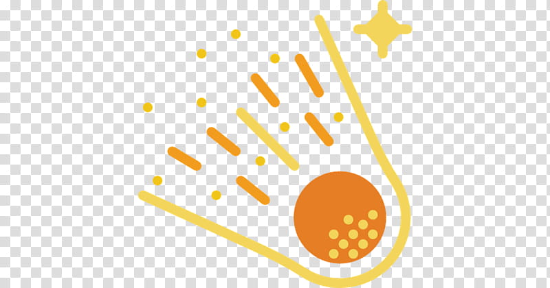 Solar System, Meteoroid, Comet, Yellow, Line, Logo transparent background PNG clipart