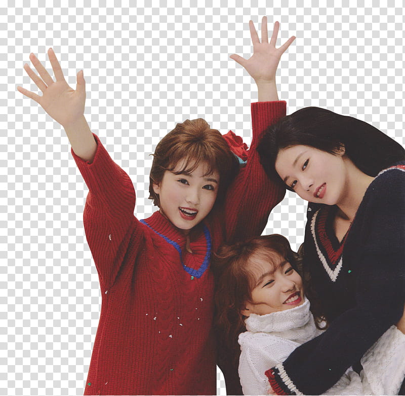 IZ ONE X NYLON KOREA, three Korean women transparent background PNG clipart