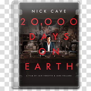 Movie Icon Mega 11, 20,000 Days on Earth, 20,000 Days on Earth Nick Cave case transparent background PNG clipart thumbnail