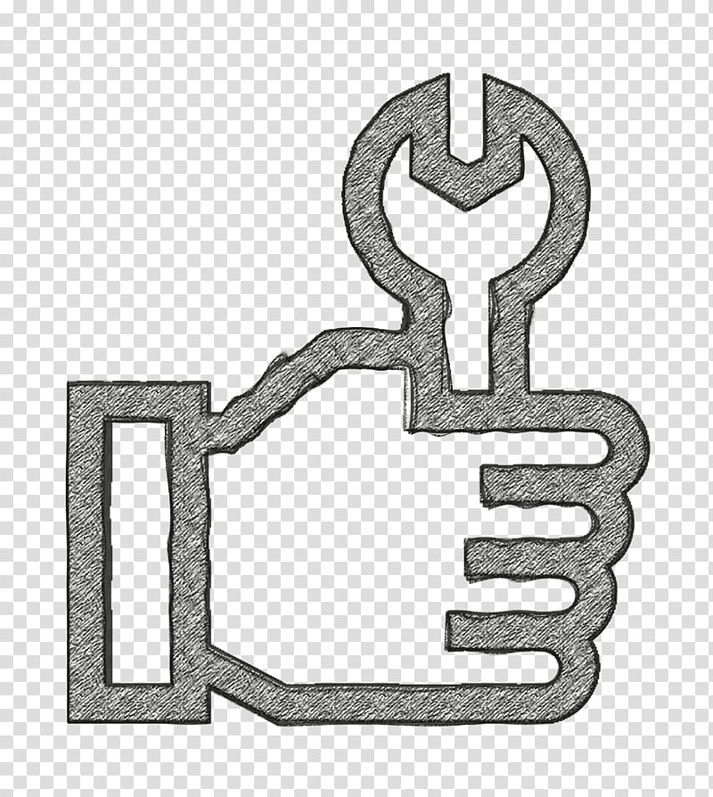 Car Garage icon Repair icon Wrench icon, Finger, Hand, Symbol, Thumb, Gesture, Logo transparent background PNG clipart