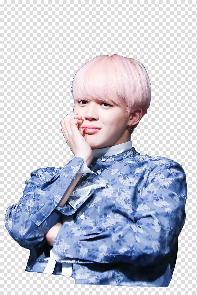 JIMIN PINK HAIR  transparent background PNG clipart