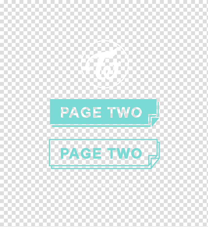 TWICE Page Two Logo transparent background PNG clipart