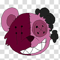 :Comm|Psycho Teddy: transparent background PNG clipart