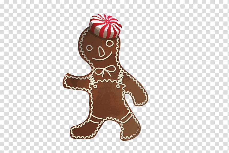 Christmas Materials , Gingerbread man transparent background PNG clipart