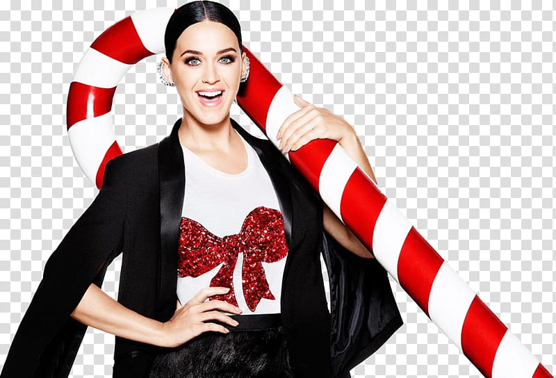 Katy Perry christmas, women's black suit jacket transparent background PNG clipart