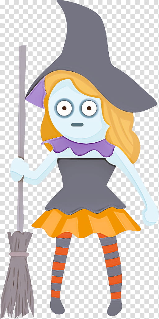 witch halloween witch halloween, Halloween , Cartoon, Trickortreat, Witch Hat, Broom, Style transparent background PNG clipart