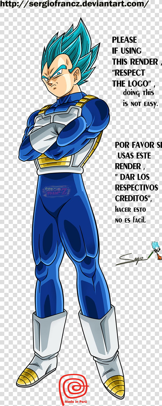 Vegeta Ssj Blue  (Costume Z) transparent background PNG clipart