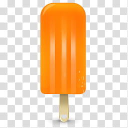 Icecream icon set, orange Popsicle illustration transparent background PNG clipart