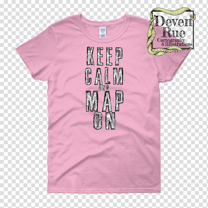 Keep Calm, Tshirt, Sleeve, Woman, Pink, Outerwear, Map, Keep Calm And Carry On transparent background PNG clipart