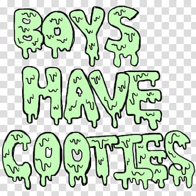 boys have cooties text transparent background PNG clipart