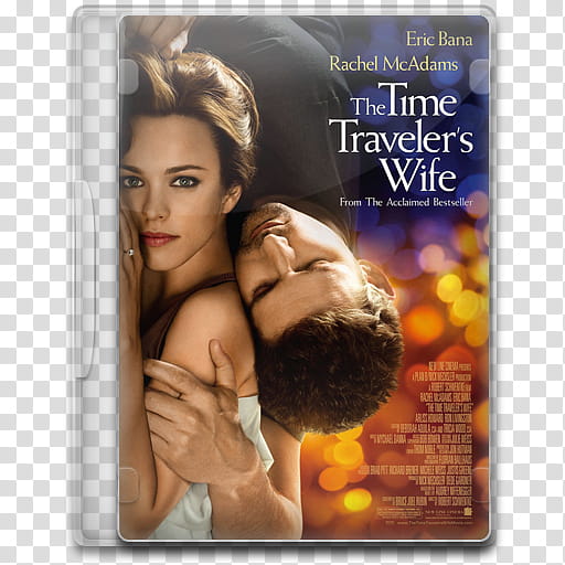 Movie Icon , The Time Traveler's Wife, The Time Traveler's Wife DVD case transparent background PNG clipart