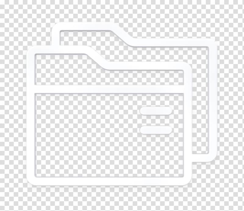 Miscellaneous Elements icon Folder icon, Text, Black, Line, Logo, Rectangle, Blackandwhite, Technology transparent background PNG clipart