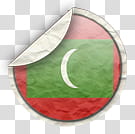world flags, Maldives icon transparent background PNG clipart