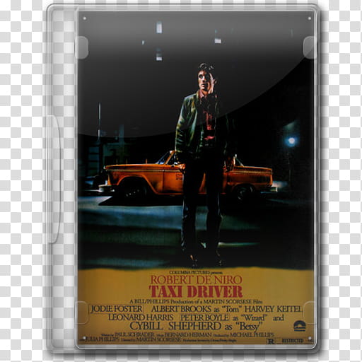Movie DVD Icons , Taxi Driver  transparent background PNG clipart