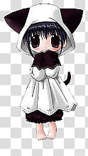 girl in dog costume illustration transparent background PNG clipart