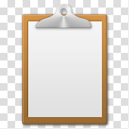 Windows Live For XP, brown and white clipboard transparent background PNG clipart