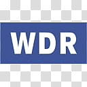 Television Channel logo icons, WDR transparent background PNG clipart