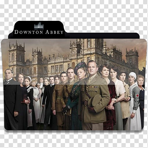 Downton Abbey Folder, downton icon transparent background PNG clipart