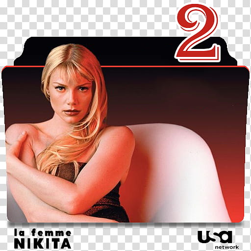 La Femme Nikita series and season folder icons, La Fmme Nikita S ( transparent background PNG clipart