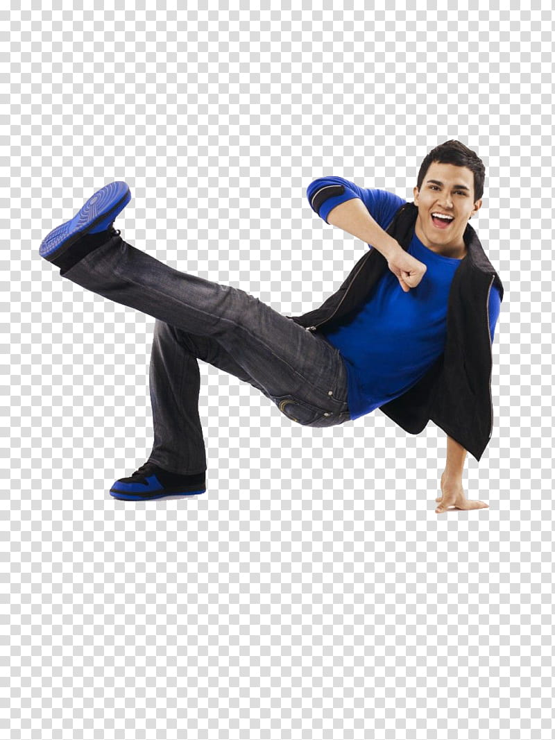 Carlos Pena, man in blue shirt and vest dancing transparent background PNG clipart