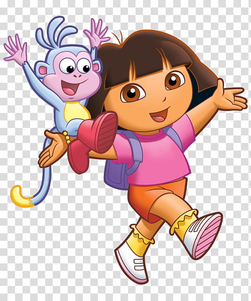 Dora The Explorer, walkingDora the Explorer transparent background PNG clipart