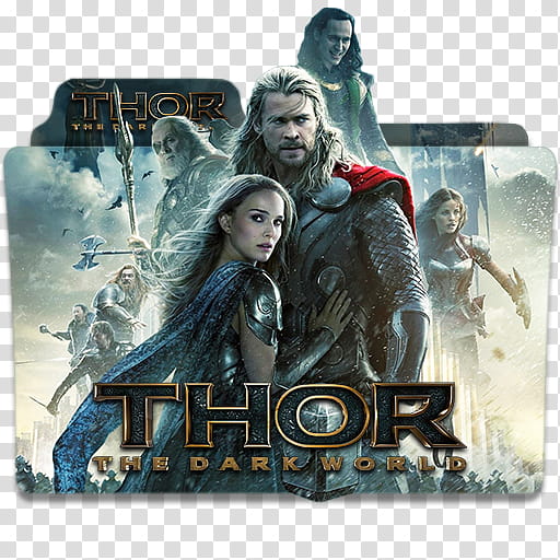 Thor and Hulk Movies Folder Icon , dark, Thor The Dark World folder icon transparent background PNG clipart