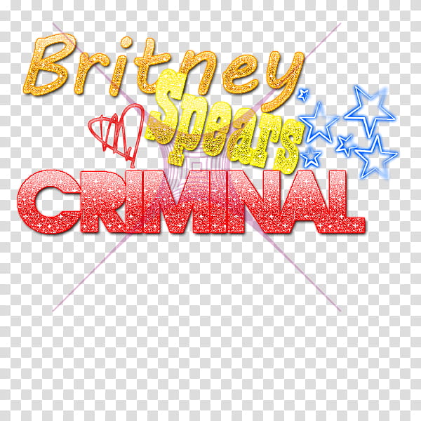 Texto Britney Spears Criminal transparent background PNG clipart