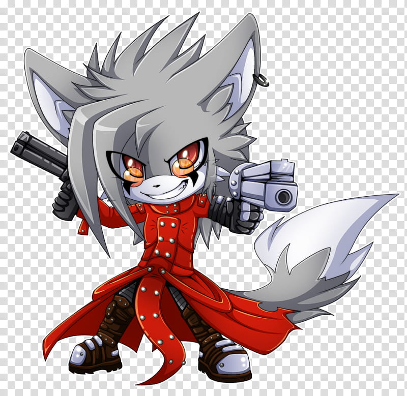 Chibi cosplay Lance Vash the Stampede, game character transparent background PNG clipart