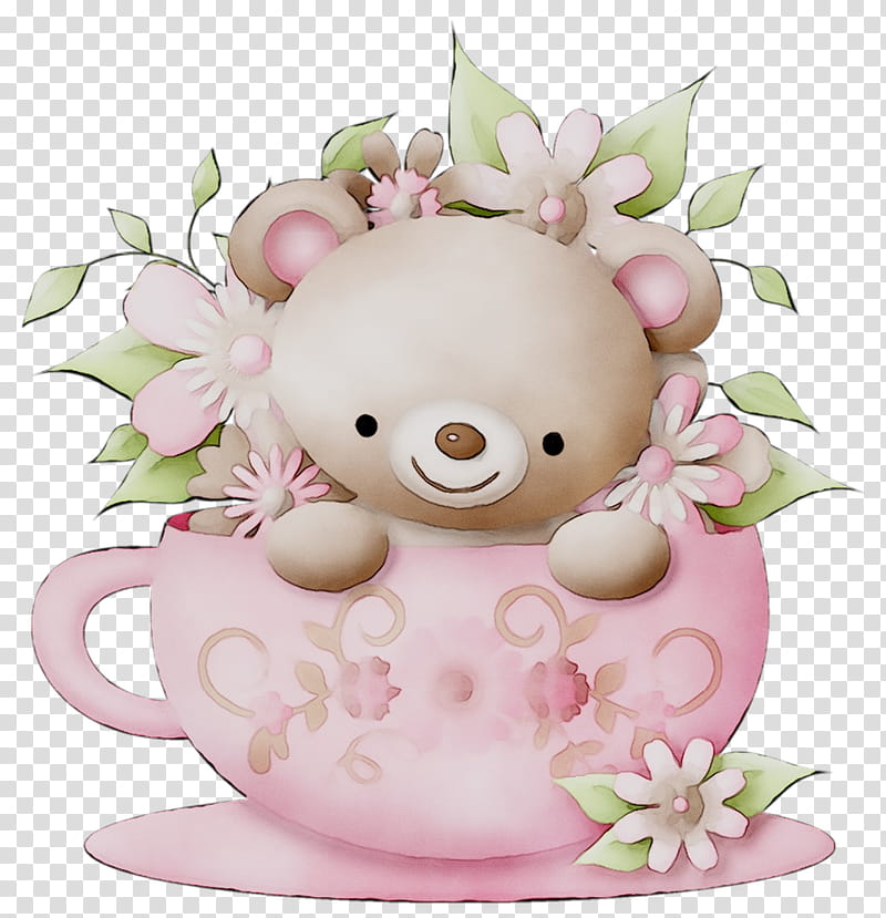 Pink Flower, Cake Decorating, Torte, Pink M, Figurine, Tortem, Teacup, Drinkware transparent background PNG clipart
