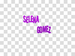 Texto De Selena Gomez transparent background PNG clipart thumbnail