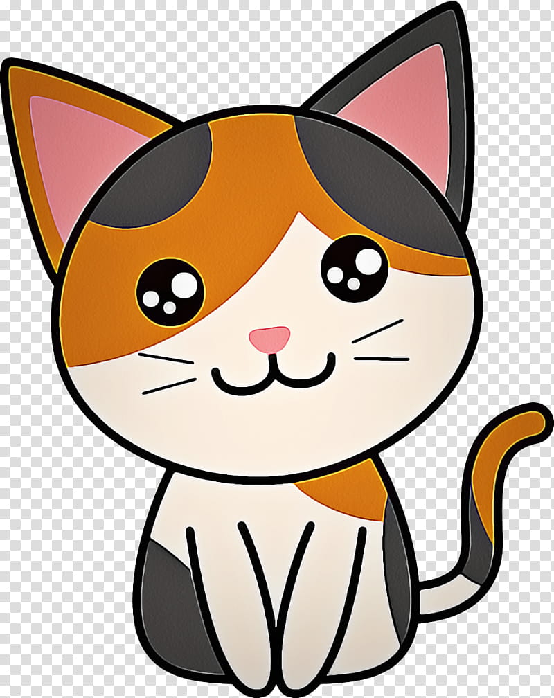 Orange, Cat, Cartoon, Small To Mediumsized Cats, Whiskers