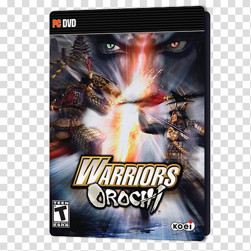 PC Games Dock Icons , Warriors Orochi, PC DVD Warriors Orochi case transparent background PNG clipart