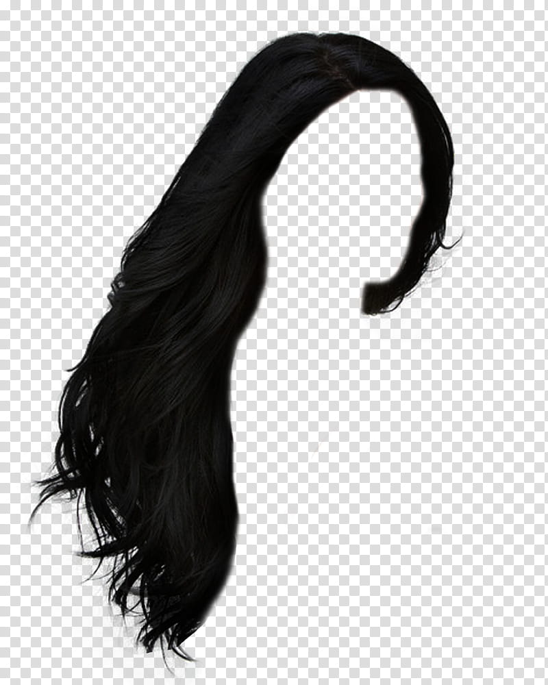 Hair , long wavy black hair transparent background PNG clipart