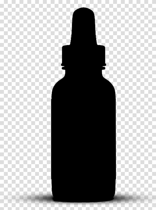 Plastic Bottle, Glass Bottle, Water Bottles, Silhouette, Black, Drinkware transparent background PNG clipart