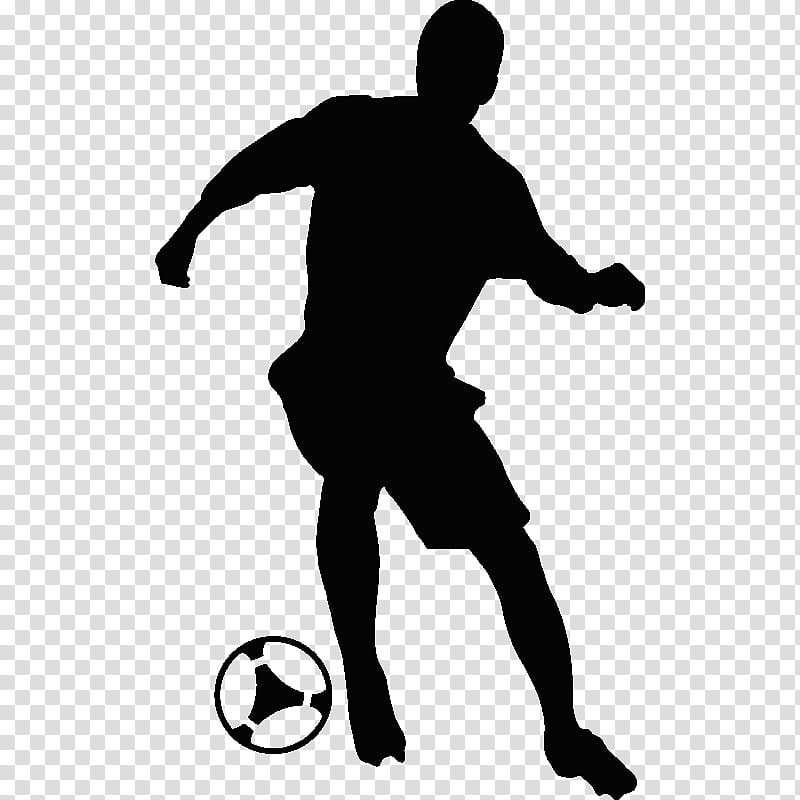 Football, Sticker, Stencil, Sports, Silhouette, Standing, Soccer Ball, Player transparent background PNG clipart