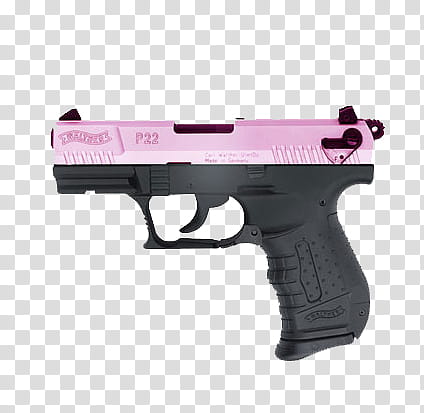 AESTHETIC GRUNGE, pink and black semi-automatic pistol transparent background PNG clipart