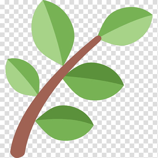 Green Leaf, Emoji, Emoticon, Plants, Sticker, Kaomoji, Text Messaging, Herb transparent background PNG clipart