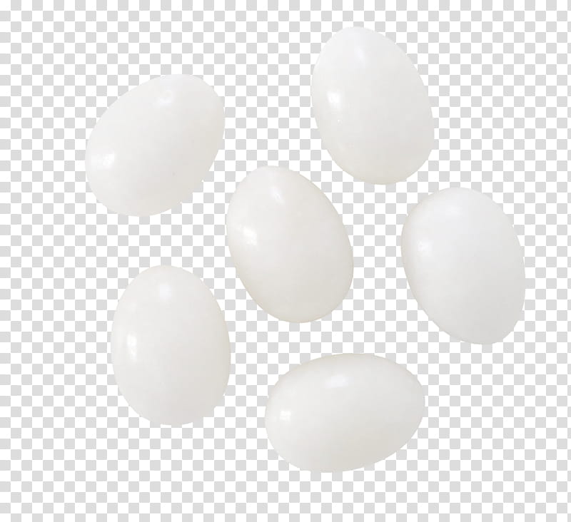 six white eggs transparent background PNG clipart